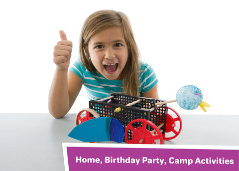 HOME, BIRTHDAY PARTY, CAMP ACTIVITIES
