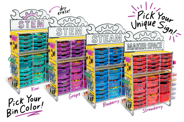 TeacherGeek STEM, STEAM Maker Cart 2.0