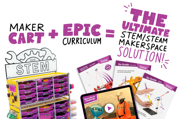 TeacherGeek STEM, STEAM Maker Cart 2.0