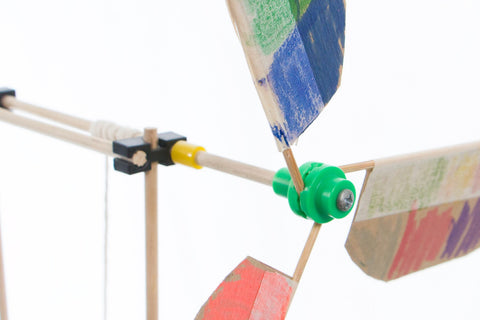 Mini Hub Assembly (Green) - Dowel Mount - TeacherGeek