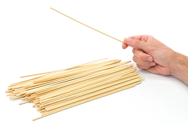 Large Bamboo Project Sticks - 250mm (10 in.) x 2.5mm