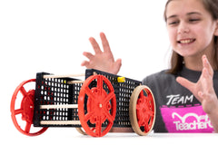  Rubber Band Vehicle/Racer Kit - with high-tech Braking