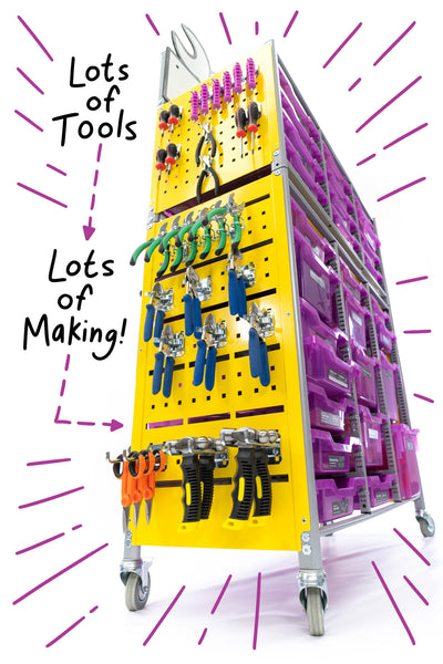 TeacherGeek STEM, STEAM Maker Cart 2.0