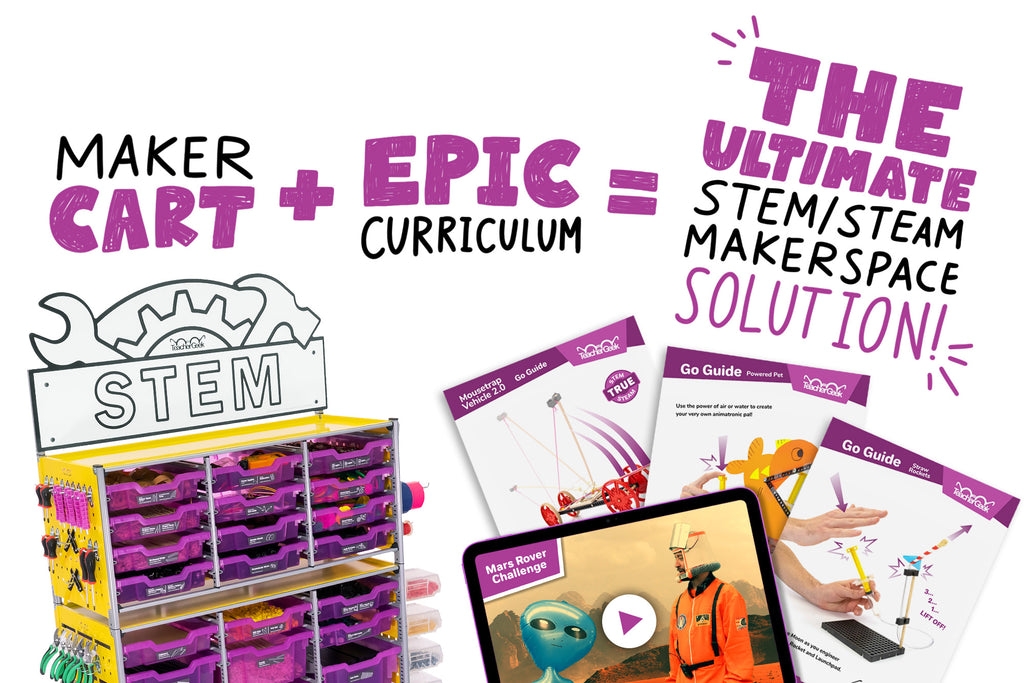 Maker Cart 2.0 | Maker Space with Activities & Curriculum – TeacherGeek