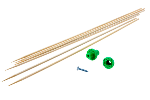 Mini Hub Assembly (Green) - Dowel Mount - TeacherGeek