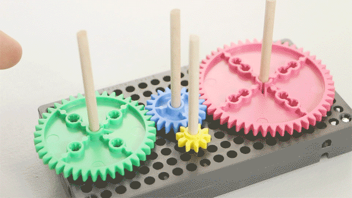 Simple Since Project Using Gear Project Gear Set – TeacherGeek
