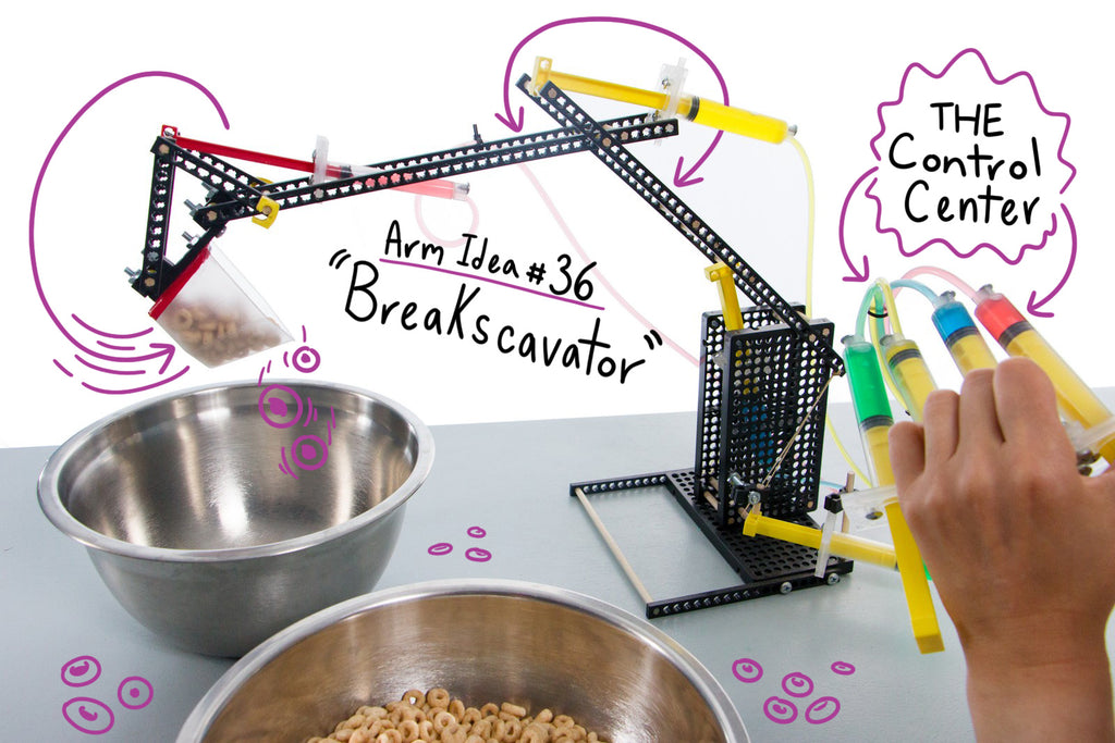 Hydraulic Arm Activity Pack TeacherDesigned Kids STEM Activity