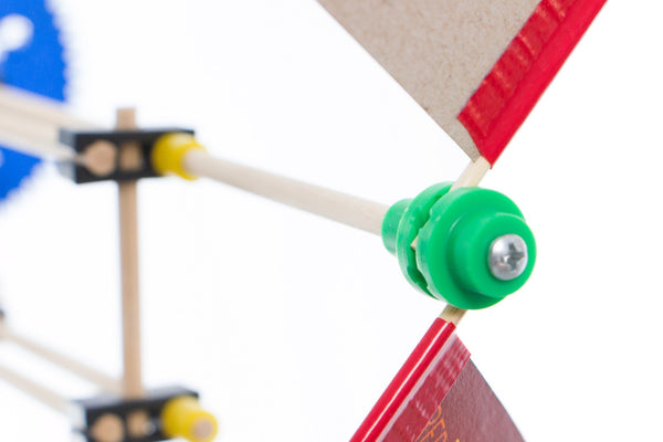 Mini Hub Assembly (Green) - Dowel Mount - TeacherGeek