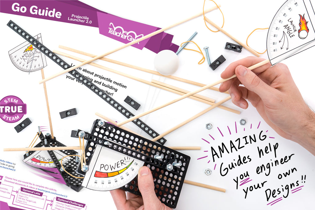 Projectile Launcher 2.0 TeacherDesigned Kids STEM Activity TeacherGeek