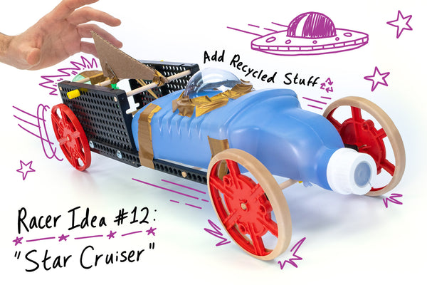 Rubber Band Racer — Rubber Band Car Activity – TeacherGeek